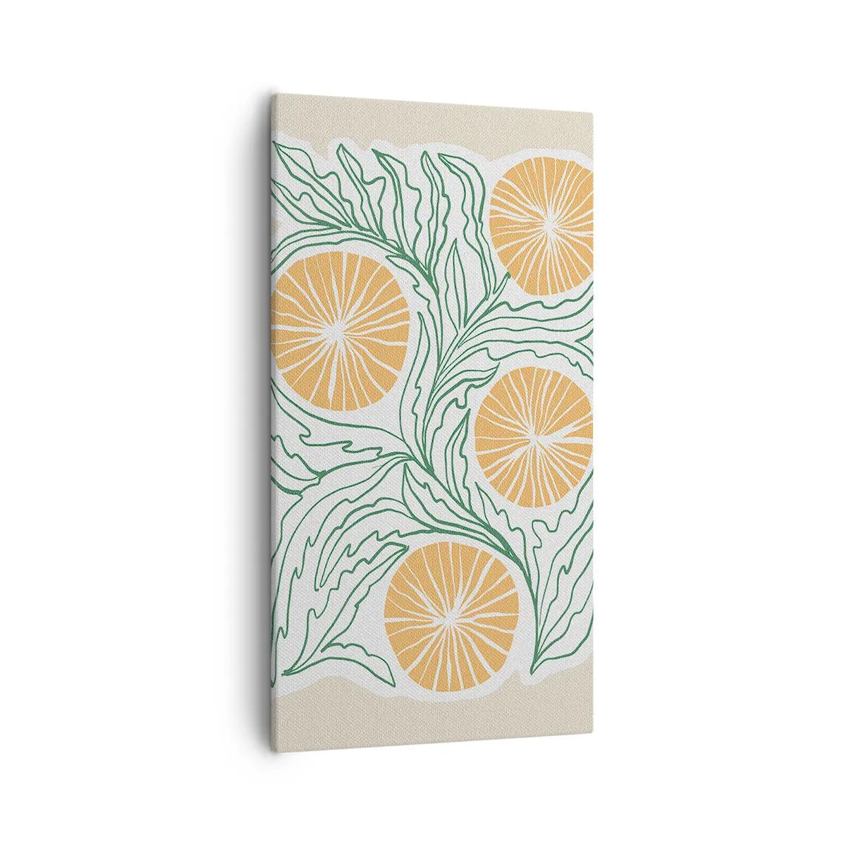 Obraz na płótnie - Etnicznie z nutą abstrakcji - 55x100 cm