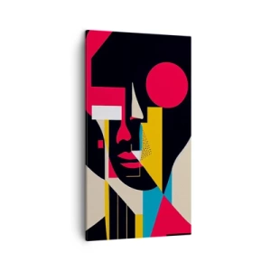 Obraz na płótnie - Jej wewnętrzny świat - 45x80 cm