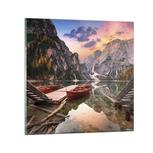 Obraz na szkle - Obietnica dnia - 70x70 cm