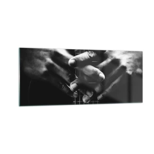 Obraz na szkle - Modlitwa artysty - 100x40 cm