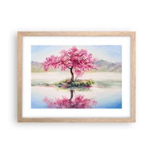 Plakat w ramie jasny dąb - Święto wiosny - 40x30 cm