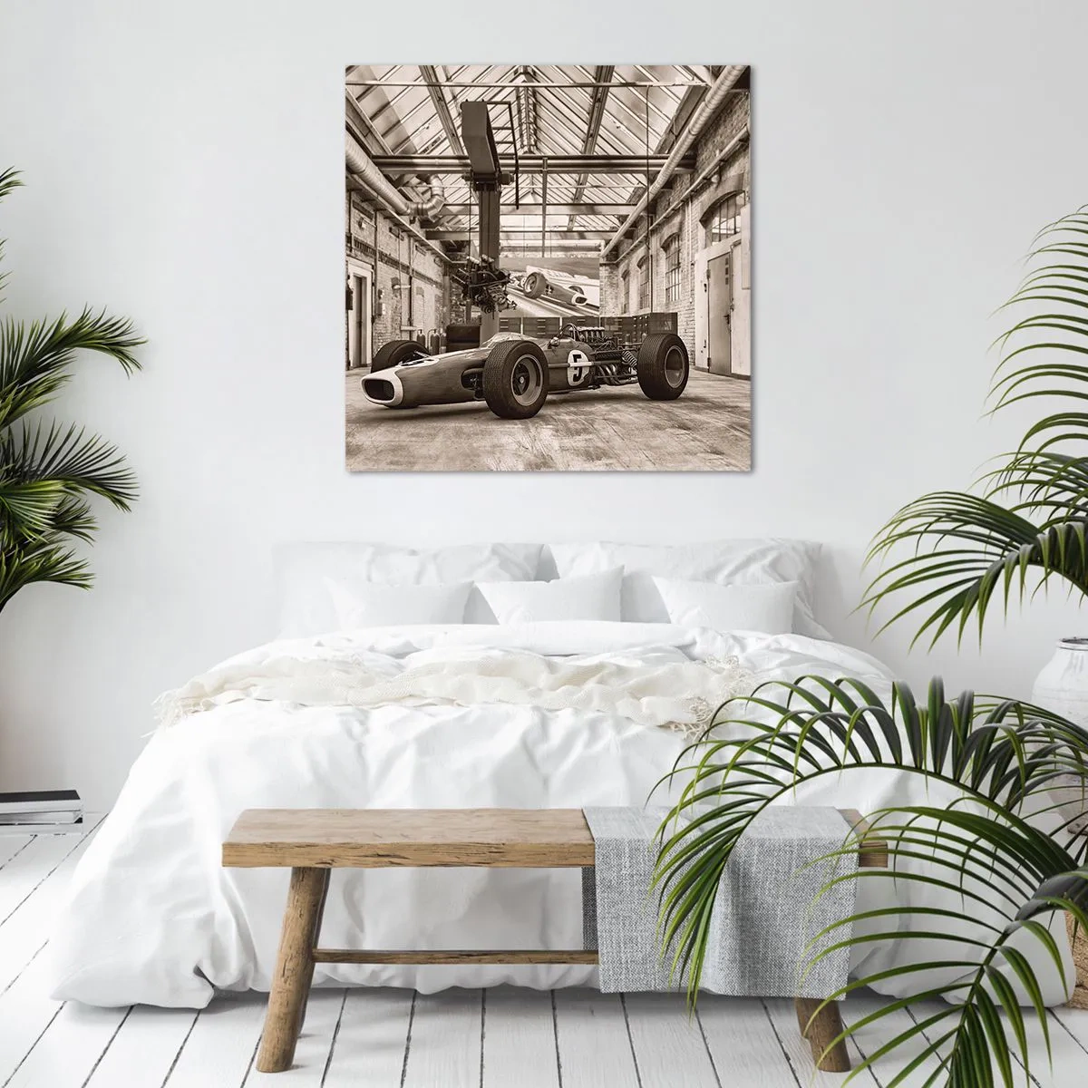 Obraz na płótnie - Odpoczynek zwycięzcy - 60x60 cm