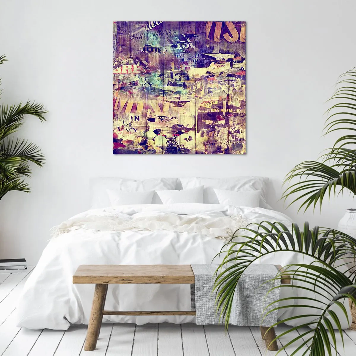 Obraz na płótnie - I tyle zostanie - 60x60 cm