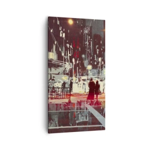 Obraz na płótnie - Wielkomiejska przeprawa - 55x100 cm