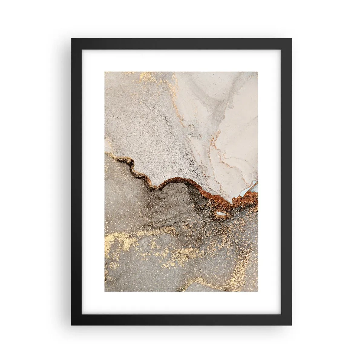 Plakat w czarnej ramie - Na granicy barw - 30x40 cm