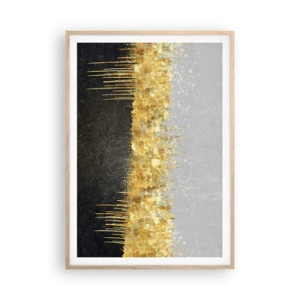 Plakat w ramie jasny dąb - W głąb i ku górze - 70x100 cm