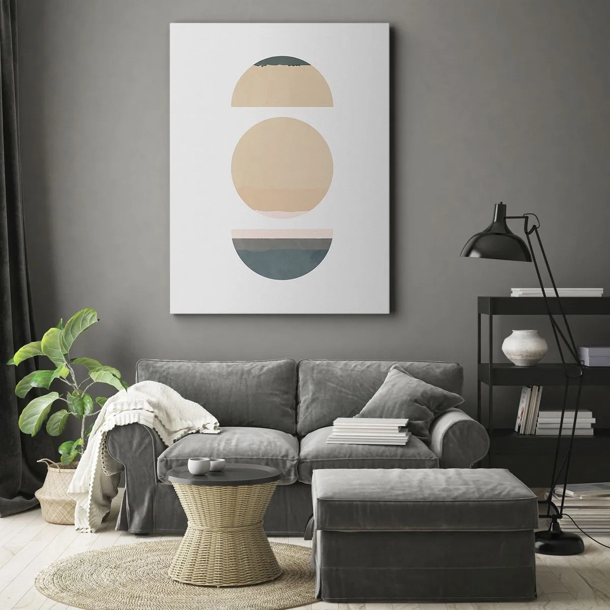 Obraz na płótnie - Koło za kołem - 65x120 cm