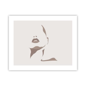 Plakat - Stworzona ze światła i cienia - 50x40 cm