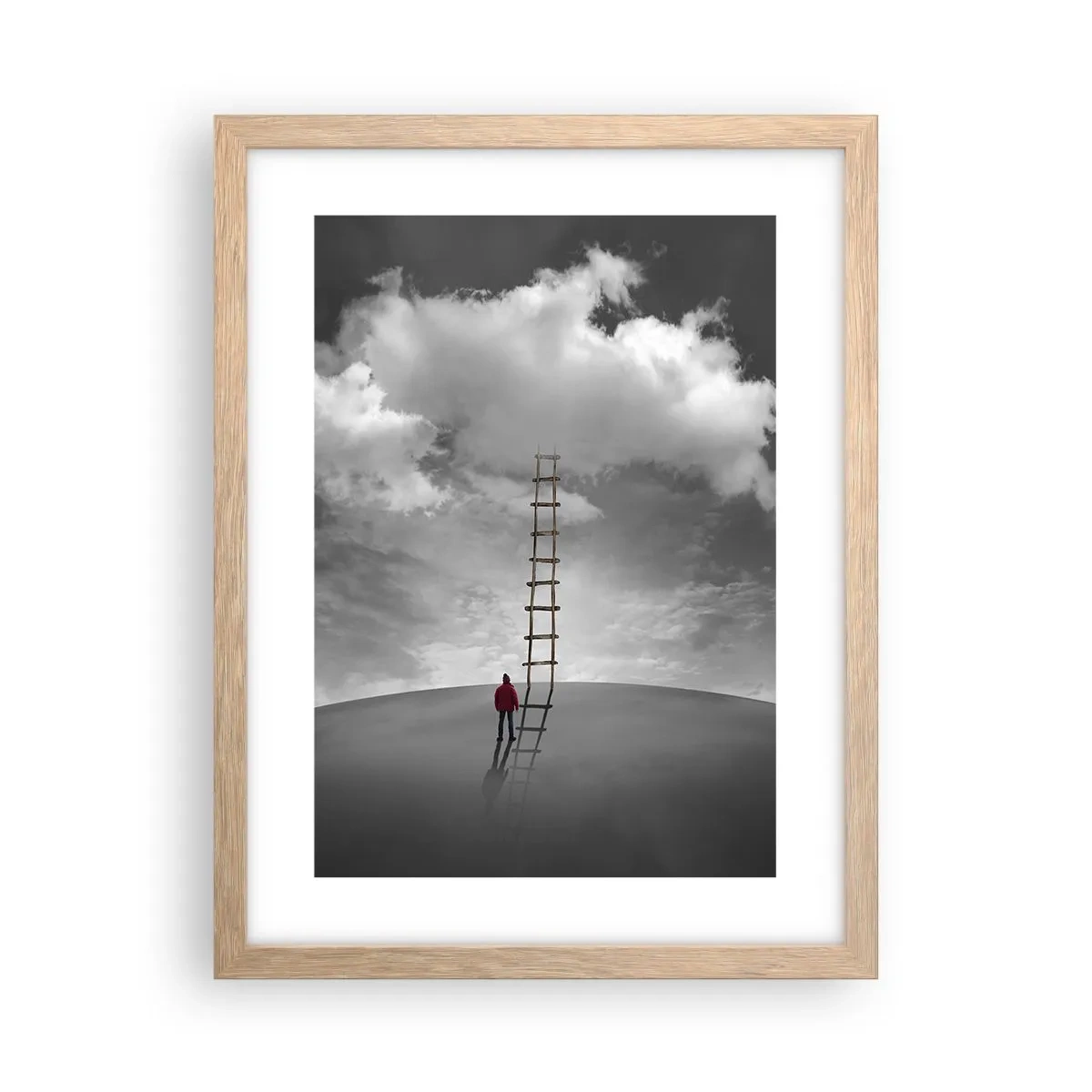 Plakat w ramie jasny dąb - Wszystko możliwe - 30x40 cm