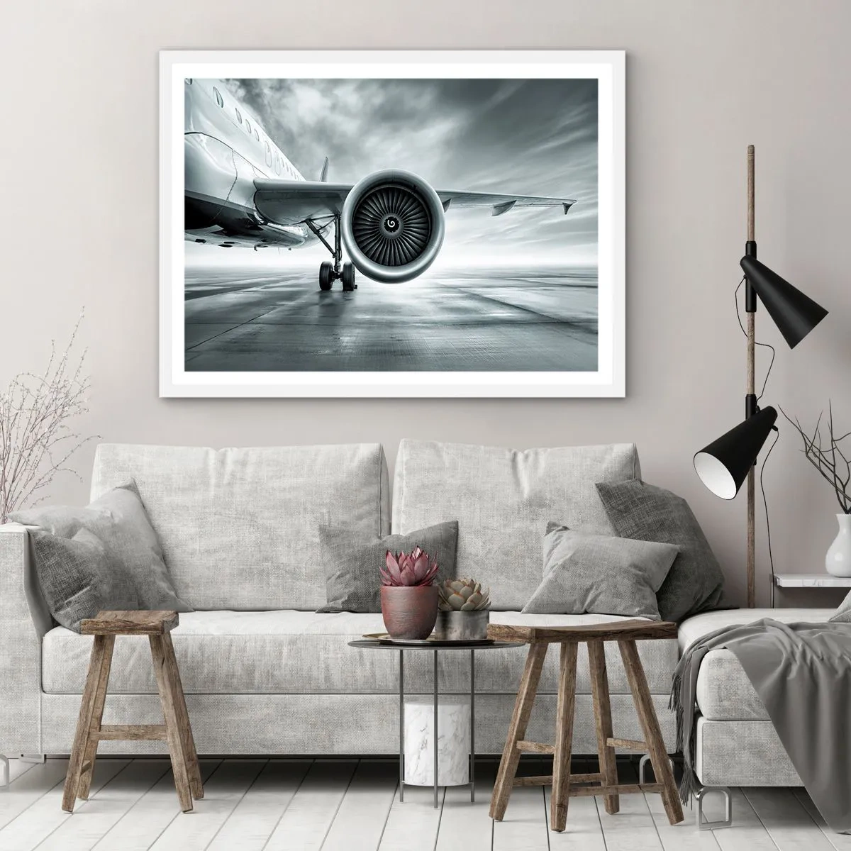 Plakat w białej ramie - Jest moc! - 40x30 cm