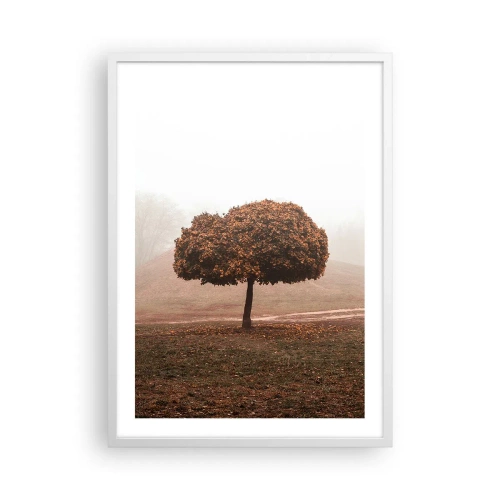 Plakat w białej ramie - Po pracowitym lecie - 50x70 cm