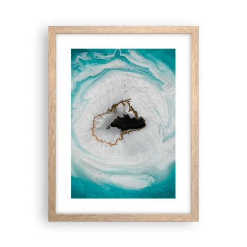 Plakat w ramie jasny dąb - Wniknąć do wnętrza - 30x40 cm