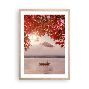 Plakat w ramie jasny dąb - W japońskim klimacie - 50x70 cm