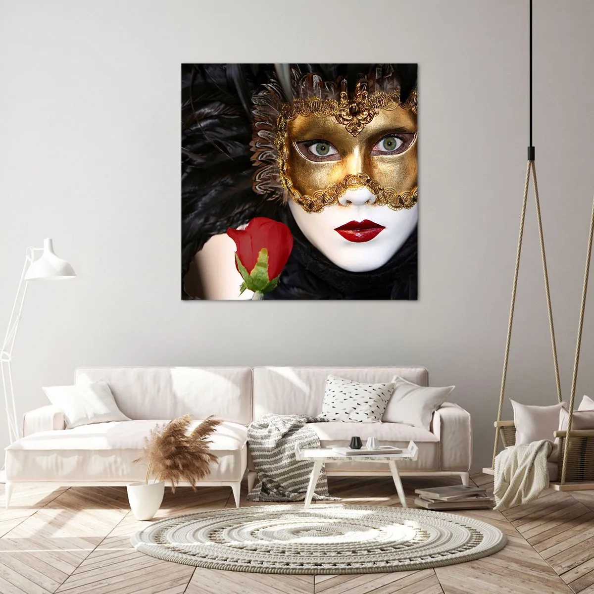 Obraz na płótnie - Bo życie to wielki bal - 60x60 cm