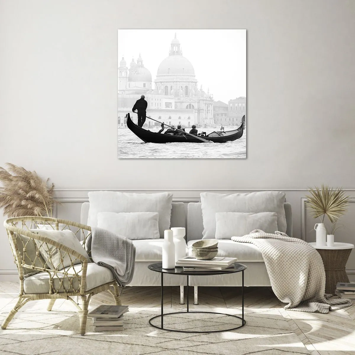 Obraz na szkle - Podróż do źródeł piękna - 40x40 cm