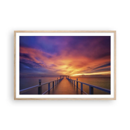 Plakat w ramie jasny dąb - Bez końca - 91x61 cm