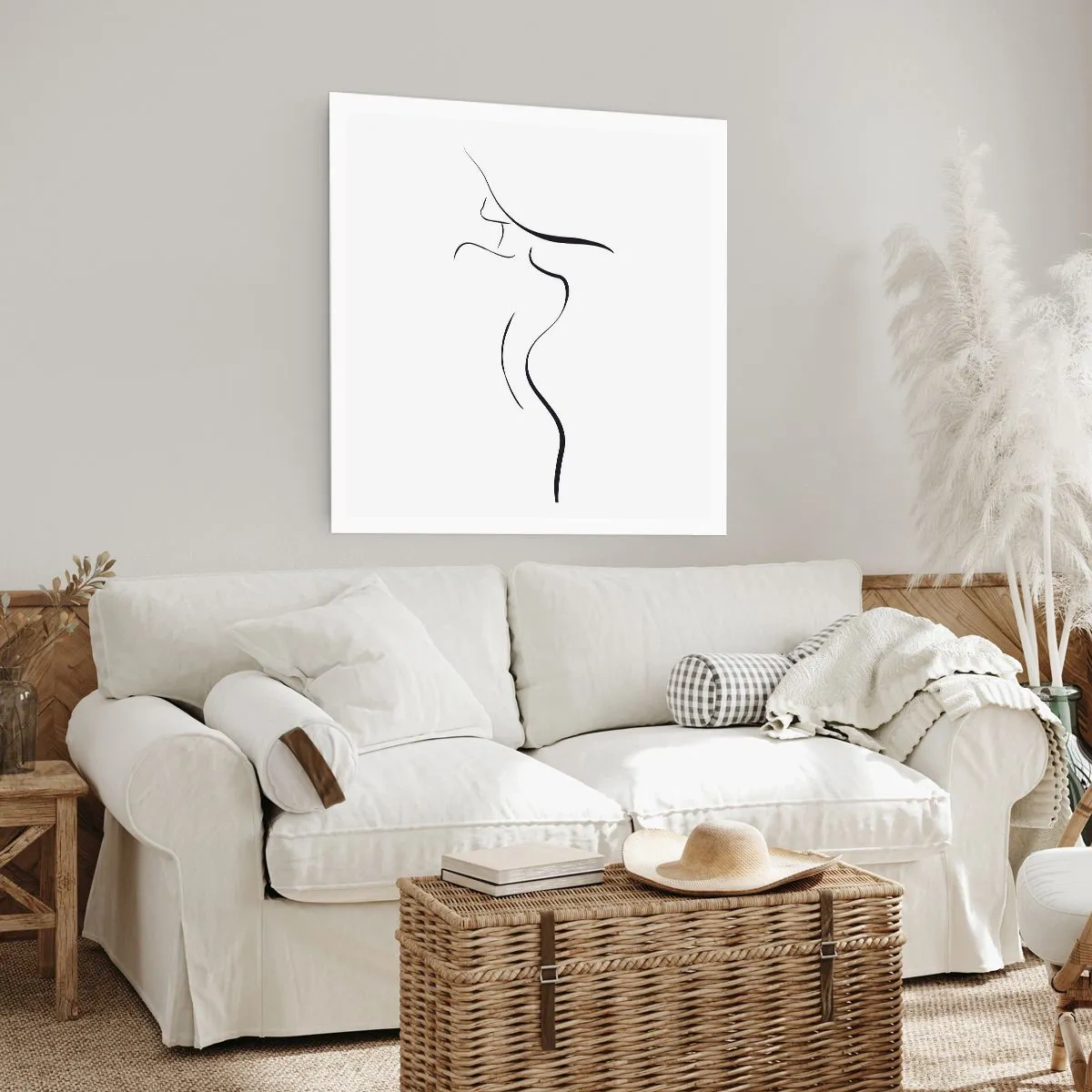 Plakat - Nieuchwytna jak fala - 60x60 cm