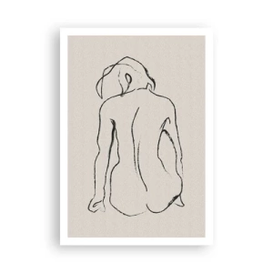 Plakat - Akt dziewczęcy - 70x100 cm