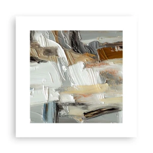 Plakat - Barwne nawarstwienia - 30x30 cm