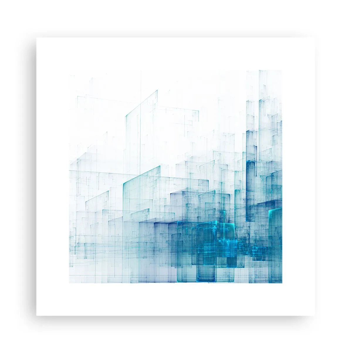 Plakat - Jak stała się przestrzeń - 30x30 cm