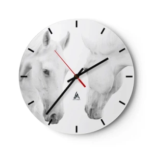 Zegar ścienny - Czy to jest przyjaźń…? - 40x40 cm