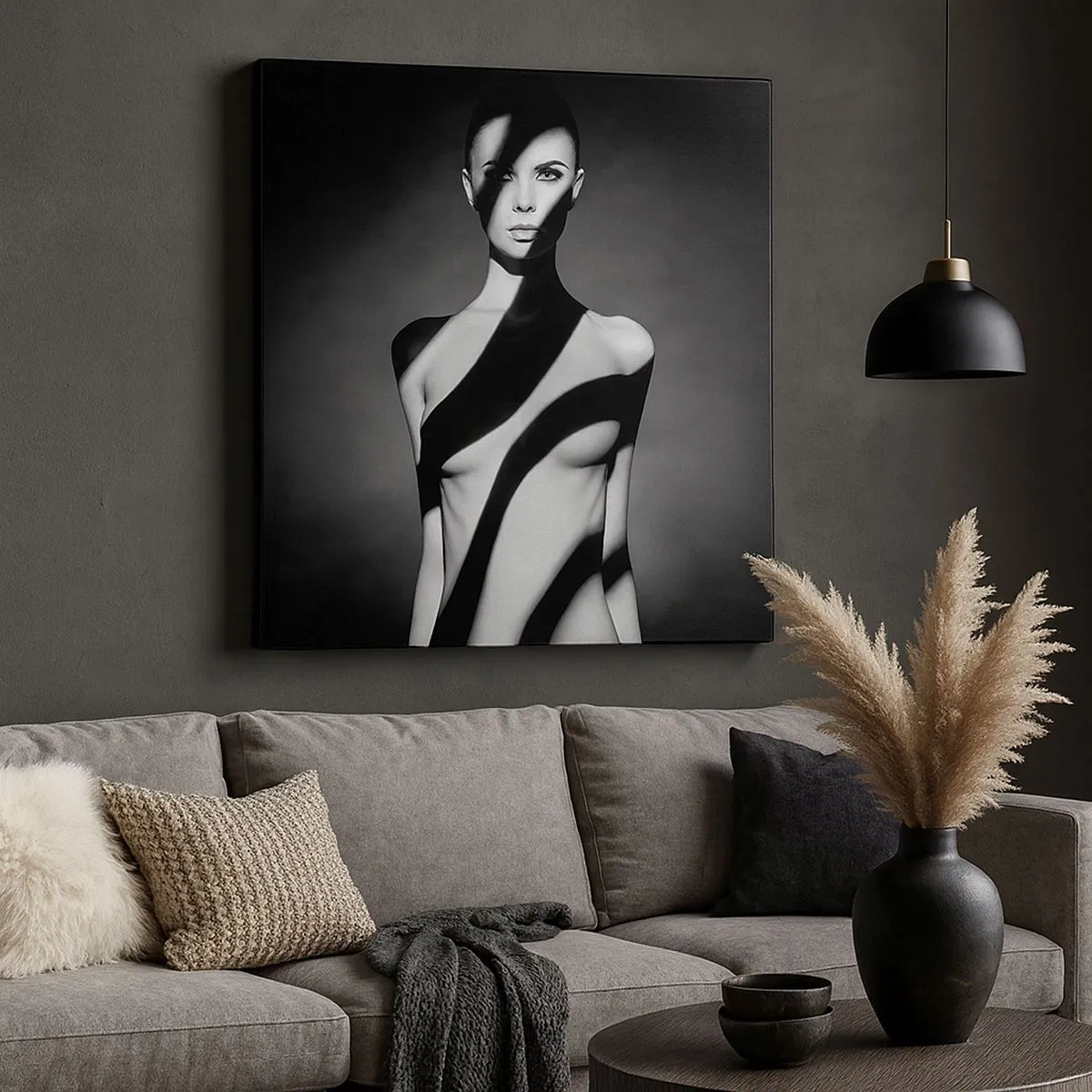 Obraz na płótnie - W blasku i w cieniu - 30x30 cm