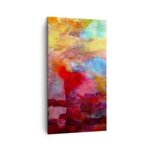Obraz na płótnie - Zajrzeć do środka tęczy - 45x80 cm