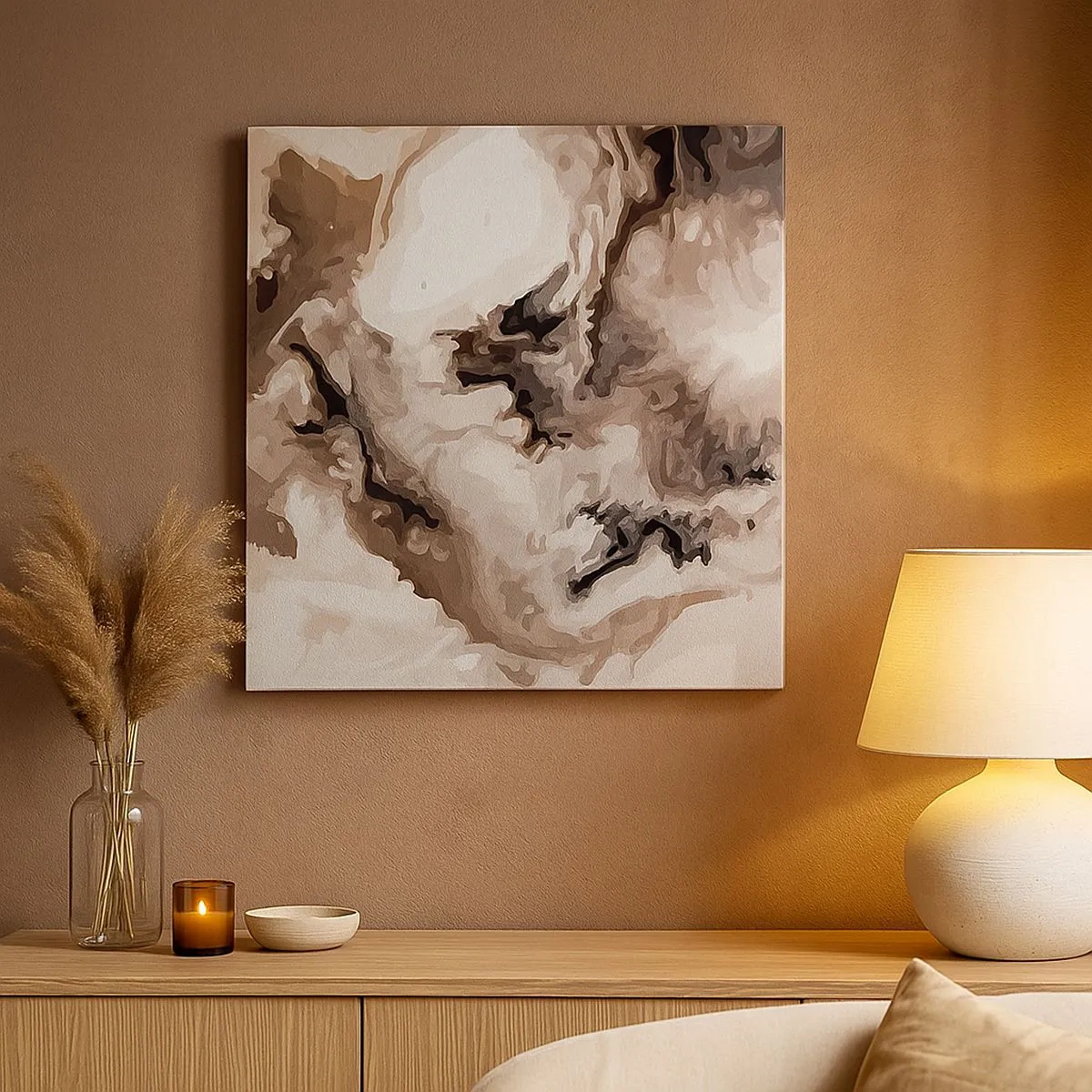 Obraz na płótnie - Narodziny galaktyki - 30x30 cm