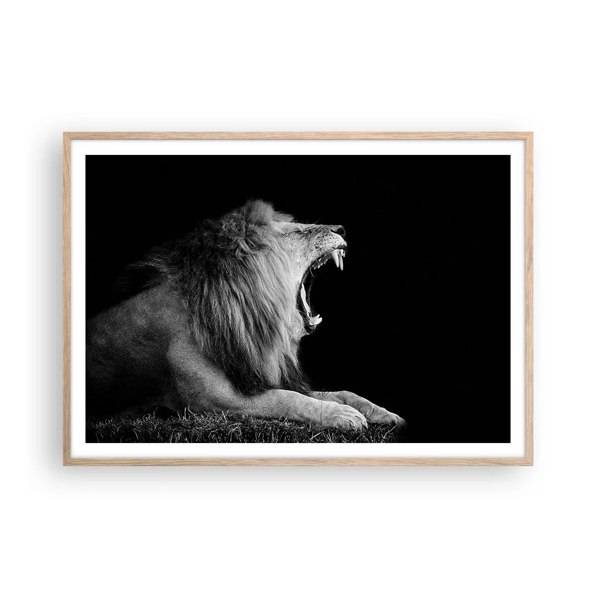 Plakat w ramie jasny dąb - Bez żadnych wątpliwości - 100x70 cm