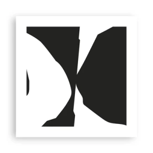 Plakat - Pozytyw -negatyw - 40x40 cm