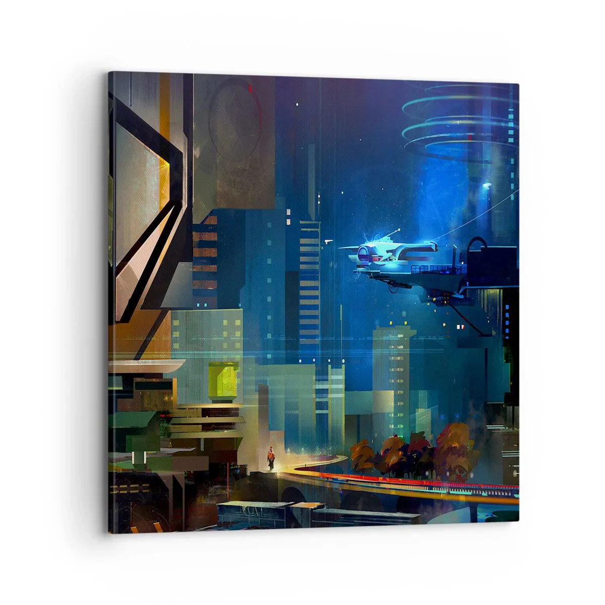 Obraz na płótnie - W niedalekiej przyszłości - 70x70 cm