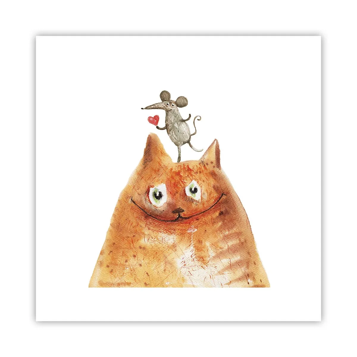 Plakat - Paradoksy miłości - 30x30 cm