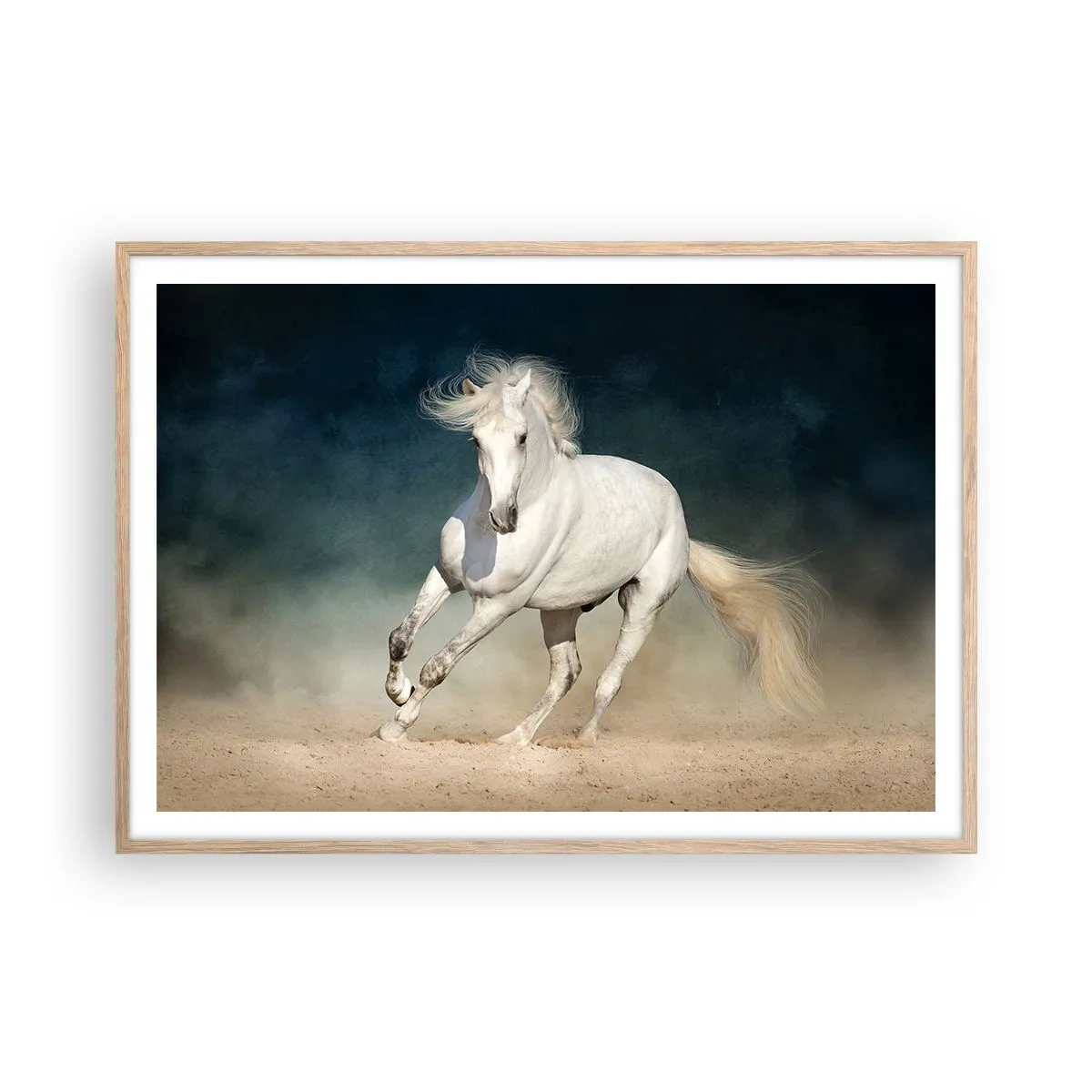 Plakat w ramie jasny dąb - Wolność w stanie czystym - 100x70 cm