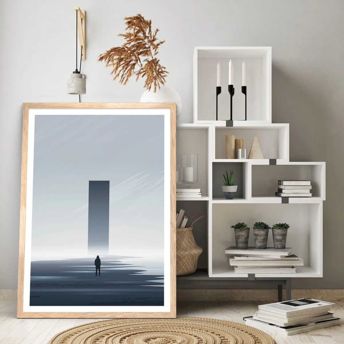 Plakat w ramie jasny dąb - Szansa czy zagrożenie? - 61x91 cm