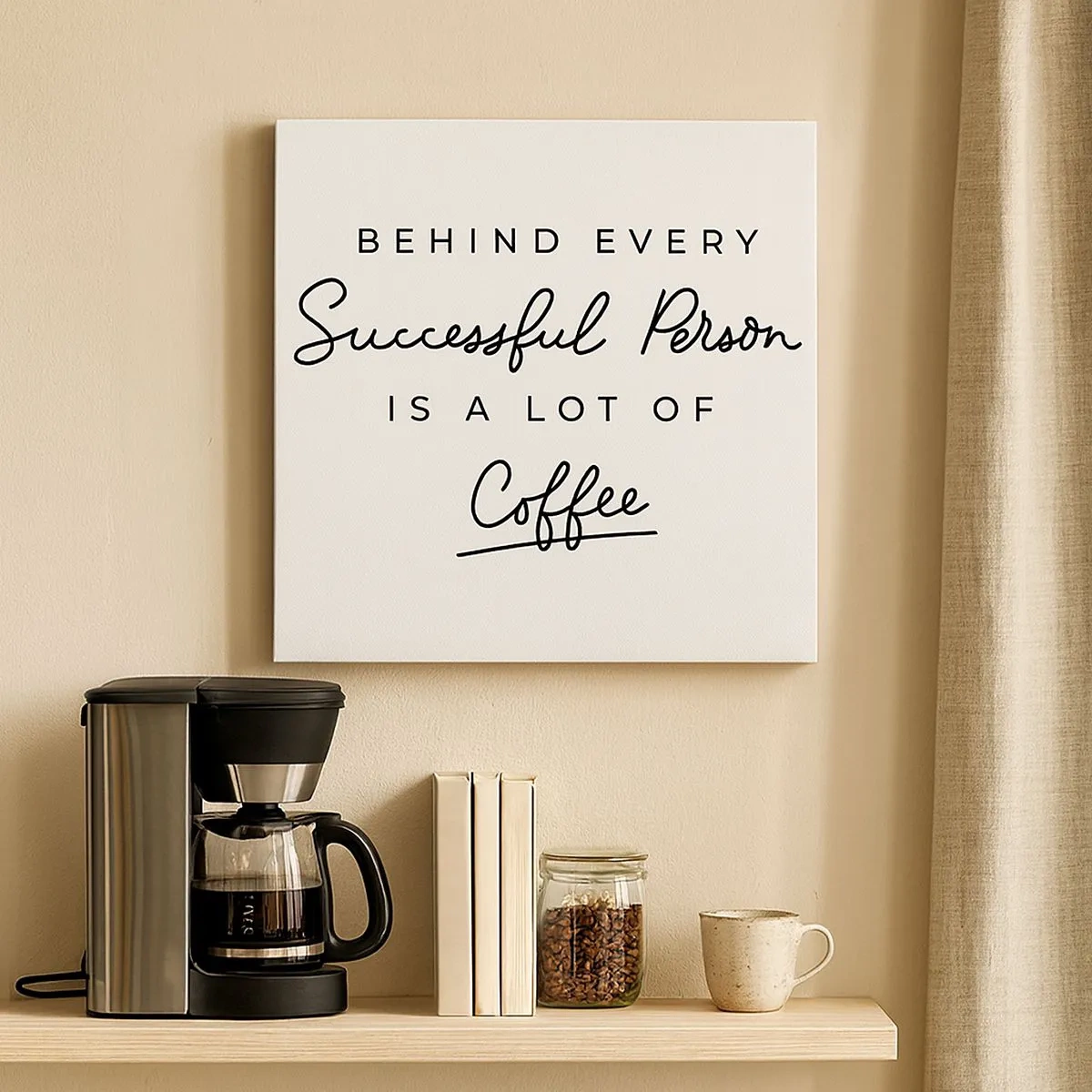 Obraz na płótnie - Tajemnica sukcesu - 30x30 cm