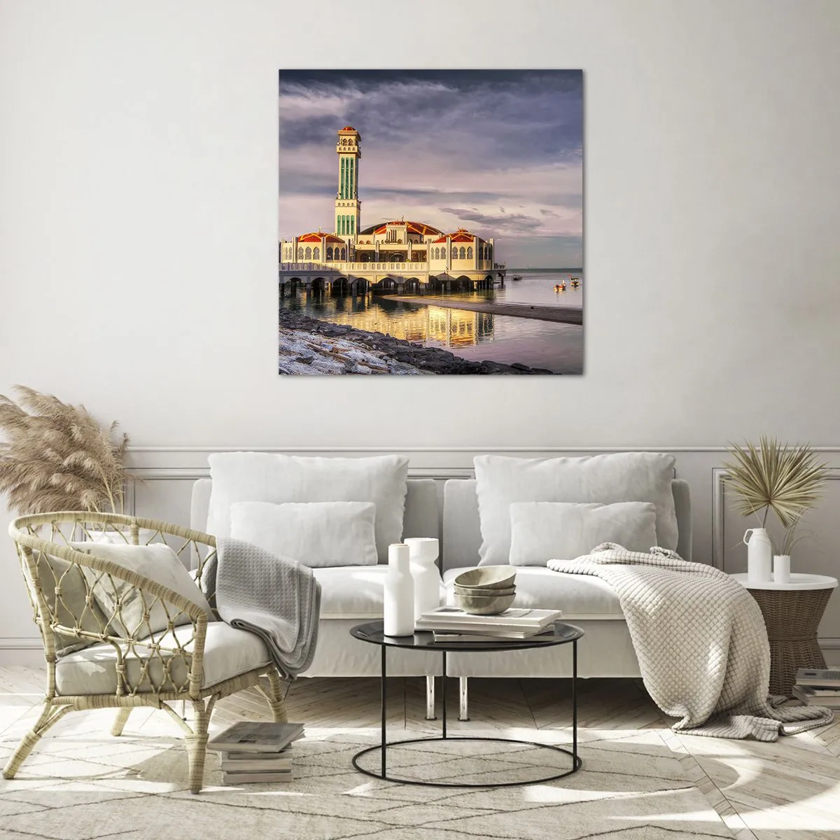 Obraz na szkle - Swiątynia natury - 30x30 cm