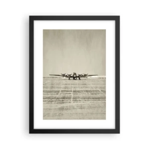 Plakat w czarnej ramie - Jak zawsze gotowy - 30x40 cm