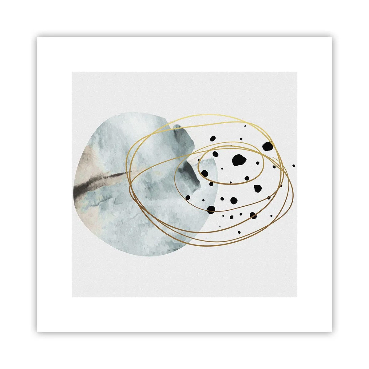 Plakat - W objęciach przestrzeni - 30x30 cm