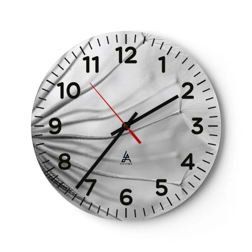 Zegar ścienny - Dmuchawce, latawce - 40x40 cm