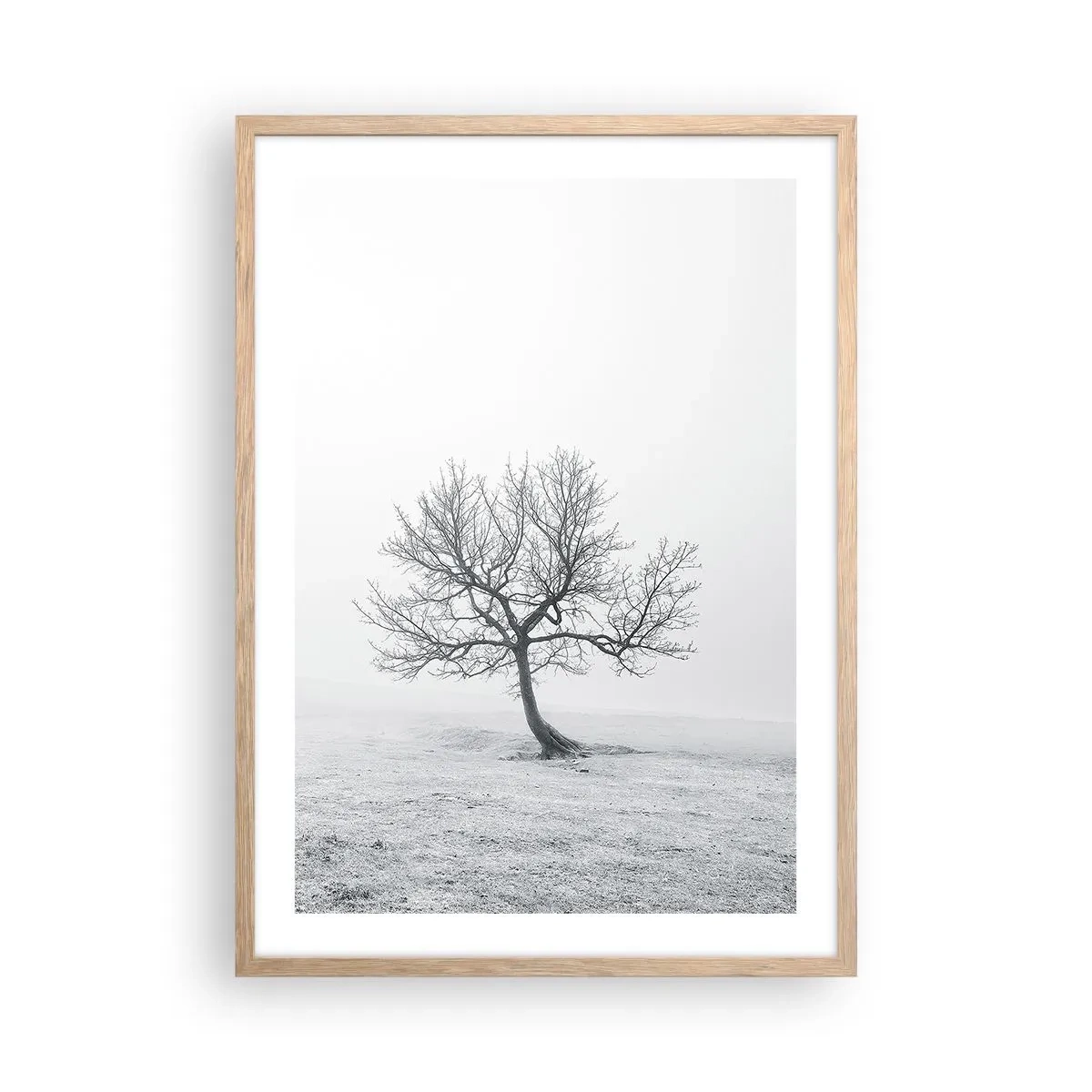 Plakat w ramie jasny dąb - Przeciw nicości - 50x70 cm