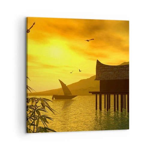 Obraz na płótnie - Upragniony spokój - 60x60 cm