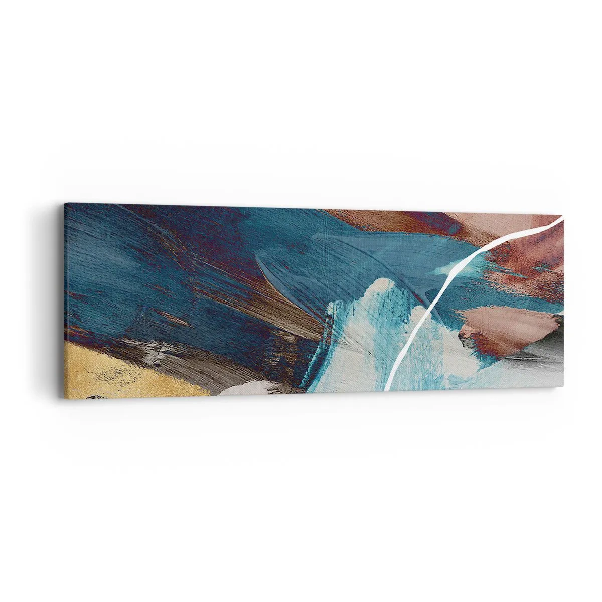 Obraz na płótnie - Z rozmachem i energicznie - 90x30 cm