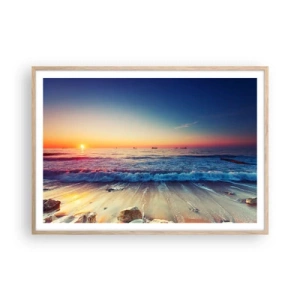 Plakat w ramie jasny dąb - A co za horyzontem? - 100x70 cm