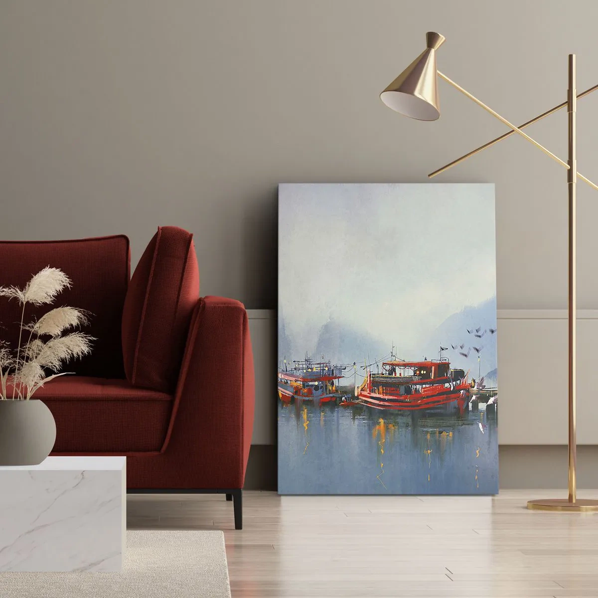 Obraz na płótnie - Na końcu świata - 55x100 cm