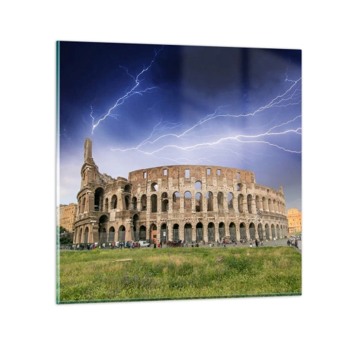 Obraz na szkle - Arena walki - 50x50 cm