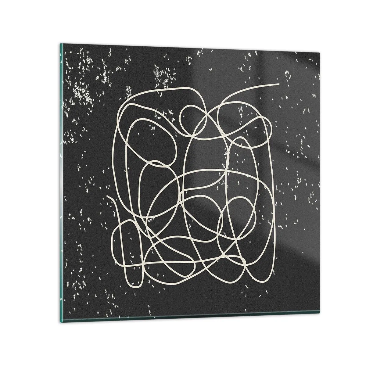 Obraz na szkle - Błądzenie myśli - 60x60 cm