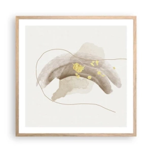 Plakat w ramie jasny dąb - Napotkane w przestrzeni - 60x60 cm