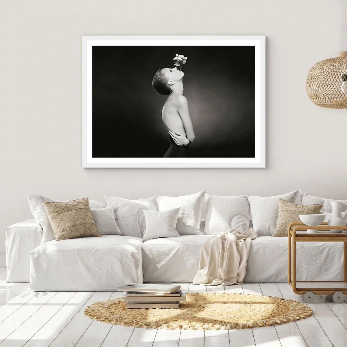 Plakat w białej ramie - Ekscentryczna elegancja - 91x61 cm