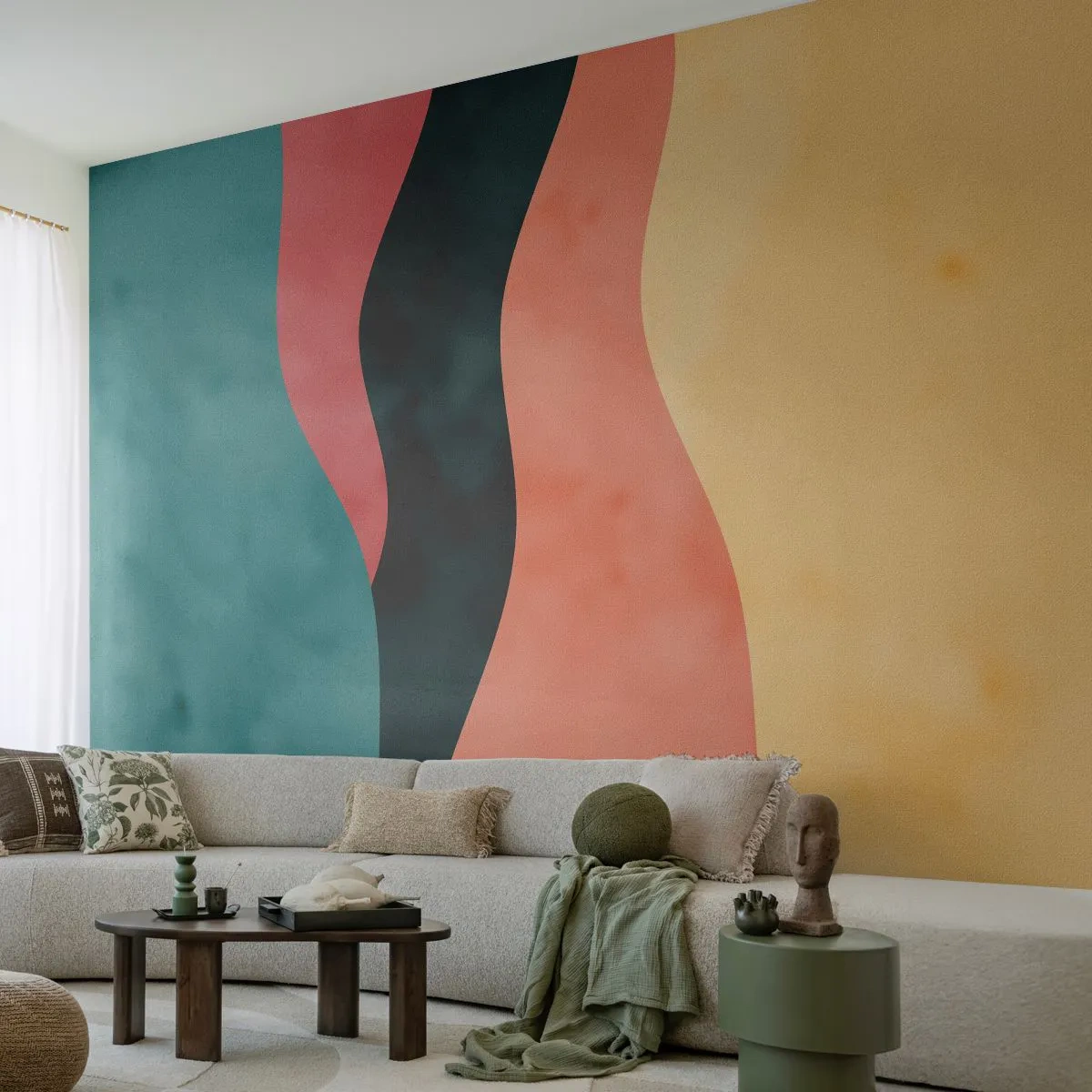 Fototapeta Premium Canvas - Zgodna niezgodność - Abstrakcja, Sztuka, Modern Art. - 250x175 cm