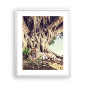 Plakat w białej ramie - Widok z Księgi Rodzaju - 40x50 cm